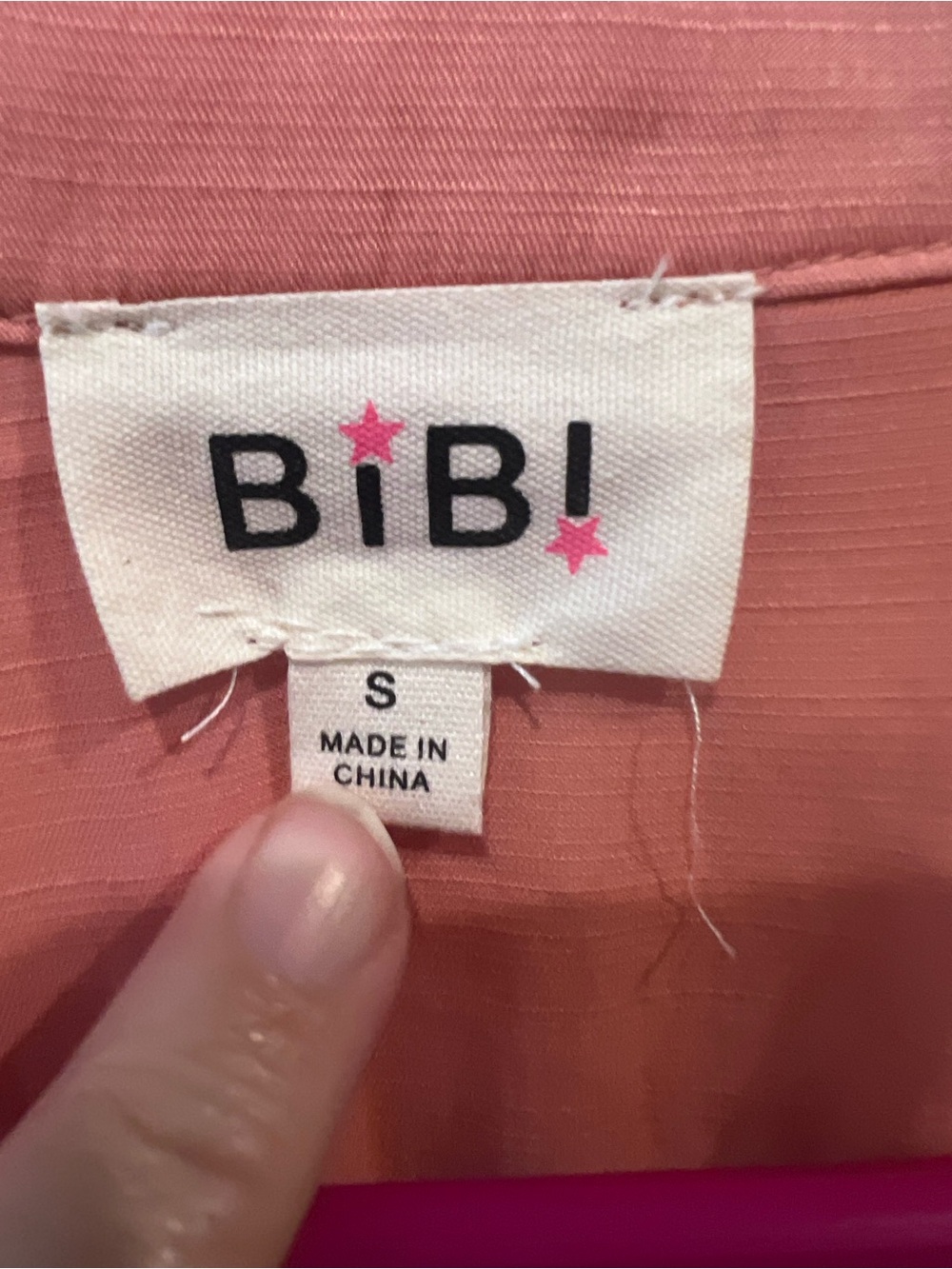 BiBi Button-Front Women's Top Size Small - Picture 2 of 16